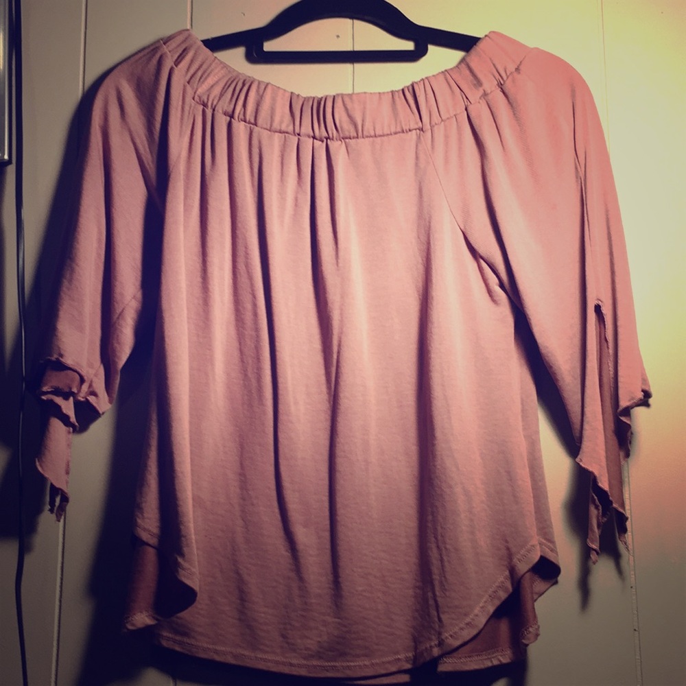 Off the shoulder shirt